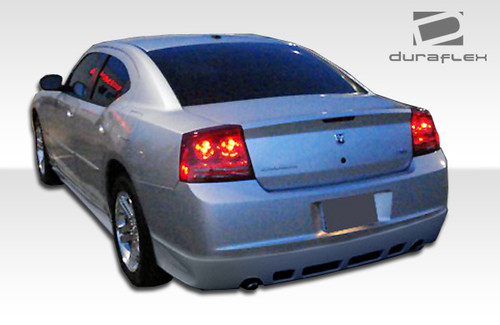 2006-2010 Dodge Charger Duraflex VIP Rear Lip Under Spoiler Air Dam (base model) - 1 Piece / Vehicle Year Make Model Trim - 2006-2010-Dodge Charger ALL / Product Type - Rear Lip/Add On / Style Name -VIP / Kit Material - FRP (Fiberglass Reinforced Plastics) / Notes - Note: rear lip will not fit srt models
