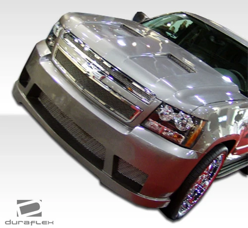 2007-2014 Chevrolet Tahoe Suburban Avalanche Duraflex Circuit Front Bumper Cover - 1 Piece / Vehicle Year Make Model Trim - 2007-2014-Chevrolet Suburban ALL / Product Type - Front Bumper / Style Name -Circuit / Kit Material - FRP (Fiberglass Reinforced Plastics) / Notes - Note: will not fit hybrid models.