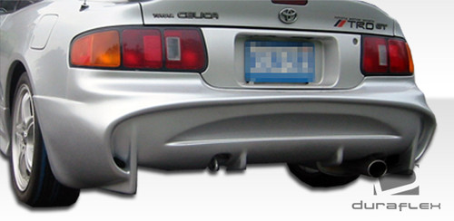 1994-1999 Toyota Celica 2DR Duraflex Vader Rear Bumper Cover - 1 Piece / Vehicle Year Make Model Trim - 1994-1999-Toyota Celica ALL / Product Type - Rear Bumper / Style Name -Vader / Kit Material - FRP (Fiberglass Reinforced Plastics) / Notes -