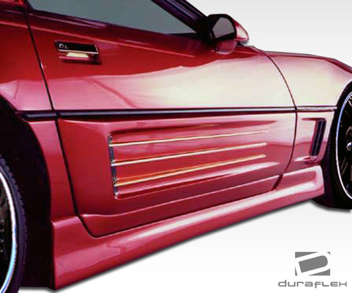 1984-1996 Chevrolet Corvette C4 Duraflex GTO Side Skirts Rocker Panels - 2 Piece / Vehicle Year Make Model Trim - 1984-1996-Chevrolet Corvette ALL / Product Type - Sideskirts / Style Name -GTO / Kit Material - FRP (Fiberglass Reinforced Plastics) / Notes -
