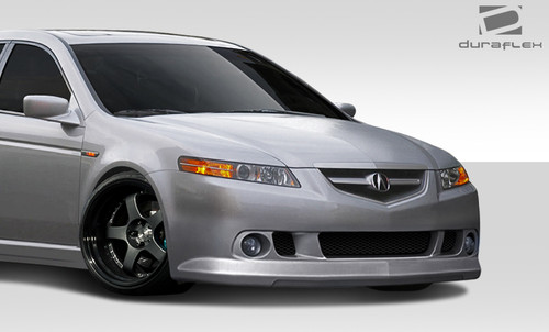 2004-2008 Acura TL Duraflex K-1 Front Bumper Cover - 1 Piece / Vehicle Year Make Model Trim - 2004-2008-Acura TL ALL / Product Type - Front Bumper / Style Name -K-1 / Kit Material - FRP (Fiberglass Reinforced Plastics) / Notes - Note: 4" fog light opening