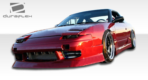 1989-1994 Nissan 240SX S13 Duraflex Type U Side Skirts Rocker Panels - 2 Piece / Vehicle Year Make Model Trim - 1989-1994-Nissan 240SX ALL / Product Type - Sideskirts / Style Name -Type U / Kit Material - FRP (Fiberglass Reinforced Plastics) / Notes -