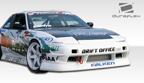 1989-1994 Nissan 240SX S13 2DR Duraflex B-Sport Body Kit - 4 Piece - Includes B-Sport Front Bumper Cover (103540) GP-1 Rear Bumper Cover (100850) B-Sport Side Skirts Rocker Panels (103541) / Vehicle Year Make Model Trim - 1989-1994-Nissan 240SX 2DR / Product Type - Kit / Style Name -B-Sport / Kit Material - FRP (Fiberglass Reinforced Plastics) / Notes -