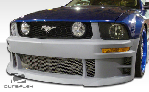 2005-2009 Ford Mustang Duraflex GT Concept Front Bumper Cover - 1 Piece / Vehicle Year Make Model Trim - 2005-2009-Ford Mustang ALL / Product Type - Front Bumper / Style Name -GT Concept / Kit Material - FRP (Fiberglass Reinforced Plastics) / Notes -