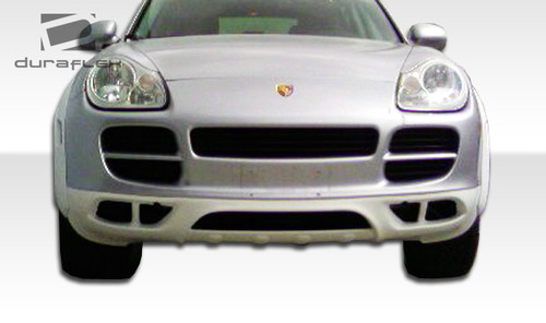 2003-2006 Porsche Cayenne Base S models Duraflex CT-R Front Lip Under Spoiler Air Dam - 1 Piece / Vehicle Year Make Model Trim - 2003-2006-Porsche Cayenne ALL / Product Type - Front Lip/Add On / Style Name -CT-R / Kit Material - FRP (Fiberglass Reinforced Plastics) / Notes -