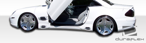 2003-2012 Mercedes SL Class R230 Duraflex LR-S Side Skirts Rocker Panels - 2 Piece / Vehicle Year Make Model Trim - 2003-2012-Mercedes SL - Mercedes ALL / Product Type - Sideskirts / Style Name -LR-S / Kit Material - FRP (Fiberglass Reinforced Plastics) / Notes -
