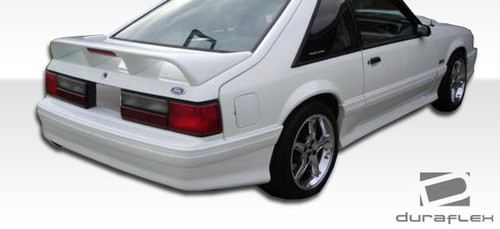 1979-1993 Ford Mustang Duraflex Cobra R Side Skirts Rocker Panels - 2 Piece / Vehicle Year Make Model Trim - 1979-1993-Ford Mustang ALL / Product Type - Sideskirts / Style Name -Cobra R / Kit Material - FRP (Fiberglass Reinforced Plastics) / Notes -