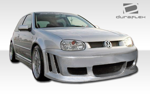 1999-2005 Volkswagen Golf GTI Duraflex Piranha 2 Body Kit - 4 Piece - Includes Piranha 2 Front Bumper Cover (103428) Piranha Side Skirts Rocker Panels (102196) Piranha Rear Bumper Cover (103120) / Vehicle Year Make Model Trim - 1999-2005-Volkswagen Golf ALL / Product Type - Kit / Style Name -Piranha 2 / Kit Material - FRP (Fiberglass Reinforced Plastics) / Notes -
