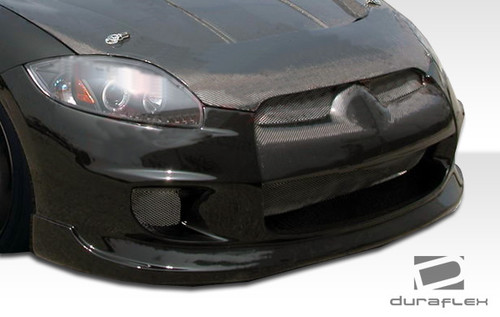 2006-2012 Mitsubishi Eclipse Duraflex Spirit Front Bumper Cover - 1 Piece / Vehicle Year Make Model Trim - 2006-2012-Mitsubishi Eclipse ALL / Product Type - Front Bumper / Style Name -Spirit / Kit Material - FRP (Fiberglass Reinforced Plastics) / Notes - Note: item is made of fiberglass only.