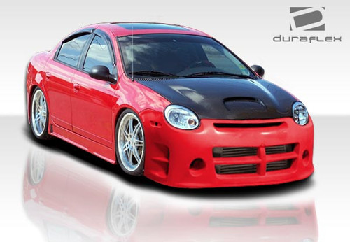 2003-2005 Dodge Neon Duraflex Viper Front Bumper Cover - 1 Piece / Vehicle Year Make Model Trim - 2003-2005-Dodge Neon ALL / Product Type - Front Bumper / Style Name -Viper / Kit Material - FRP (Fiberglass Reinforced Plastics) / Notes -