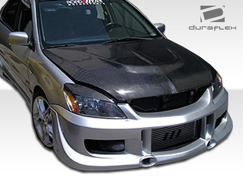 2004-2007 Mitsubishi Lancer Duraflex G-Speed Front Bumper Cover - 1 Piece / Vehicle Year Make Model Trim - 2004-2007-Mitsubishi Lancer ALL / Product Type - Front Bumper / Style Name -G-Speed / Kit Material - FRP (Fiberglass Reinforced Plastics) / Notes -