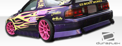 1986-1991 Mazda RX-7 Duraflex B-Sport Body Kit - 4 Piece - Includes B-Sport Front Bumper Cover (104231) B-Sport Rear Bumper Cover (104233) B-Sport Side Skirts Rocker Panels (104232) / Vehicle Year Make Model Trim - 1986-1991-Mazda RX7 ALL / Product Type - Kit / Style Name -B-Sport / Kit Material - FRP (Fiberglass Reinforced Plastics) / Notes -