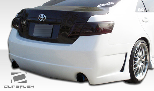 2007-2011 Toyota Camry Duraflex B-2 Rear Bumper Cover - 1 Piece / Vehicle Year Make Model Trim - 2007-2011-Toyota Camry ALL / Product Type - Rear Bumper / Style Name -B-2 / Kit Material - FRP (Fiberglass Reinforced Plastics) / Notes -