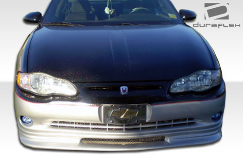 2000-2005 Chevrolet Monte Carlo Duraflex Racer Front Lip Under Spoiler Air Dam - 1 Piece / Vehicle Year Make Model Trim - 2000-2005-Chevrolet Monte Carlo ALL / Product Type - Front Lip/Add On / Style Name -Racer / Kit Material - FRP (Fiberglass Reinforced Plastics) / Notes -