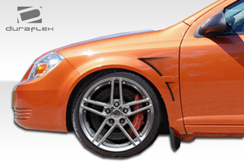 2005-2010 Chevrolet Cobalt Pontiac G5 Duraflex GT Concept Fenders - 2 Piece / Vehicle Year Make Model Trim - 2005-2010-Chevrolet Cobalt ALL / Product Type - Fender / Style Name -GT Concept / Kit Material - FRP (Fiberglass Reinforced Plastics) / Notes -