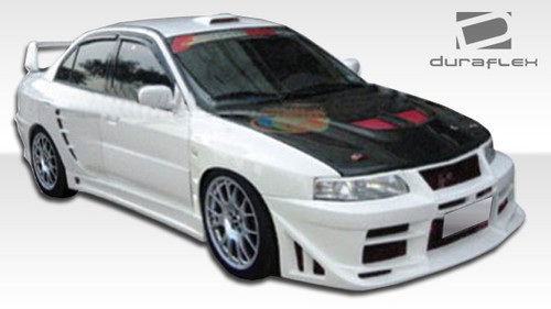 1997-2001 Mitsubishi Mirage 4DR Duraflex GT500 Wide Body Rear Fender Flares - 2 Piece (S) / Vehicle Year Make Model Trim - 1997-2001-Mitsubishi Mirage 4DR / Product Type - Fender Flare / Style Name -GT500 / Kit Material - FRP (Fiberglass Reinforced Plastics) / Notes - Note: must be used in conjunction with complete wide body kit All Overstock products are sold on a first come, first serve basis. Overstock products are sold as is, and all sales are final. Overstock products may not be returned or exchanged.
