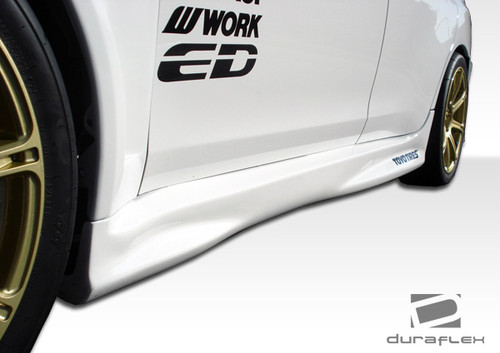 2008-2015 Mitsubishi Lancer Evolution 10 Duraflex GT Concept Side Skirts Rocker Panels - 2 Piece / Vehicle Year Make Model Trim - 2008-2015-Mitsubishi Evolution ALL / Product Type - Sideskirts / Style Name -GT Concept / Kit Material - FRP (Fiberglass Reinforced Plastics) / Notes -