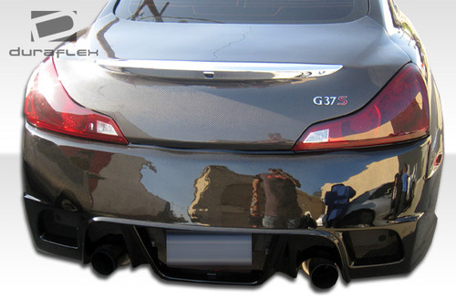 2008-2015 Infiniti G Coupe G37 Q60 Duraflex GT Concept Body Kit - 4 Piece - Includes GT Concept Front Bumper Cover (104675) GT Concept Rear Bumper Cover (104677) GT Concept Side Skirts Rocker Panels (104676) / Vehicle Year Make Model Trim - 2008-2015-Infiniti G Coupe 2DR / Product Type - Kit / Style Name -GT Concept / Kit Material - FRP (Fiberglass Reinforced Plastics) / Notes -