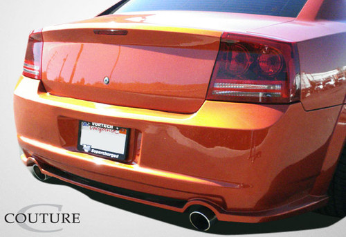 2006-2010 Dodge Charger Couture Polyurethane Luxe Wide Body Rear Bumper Cover - 1 Piece / Vehicle Year Make Model Trim - 2006-2010-Dodge Charger ALL / Product Type - Rear Bumper / Style Name -Luxe / Kit Material - Polyurethane / Notes - Note: must be used in conjunction with complete wide body kit