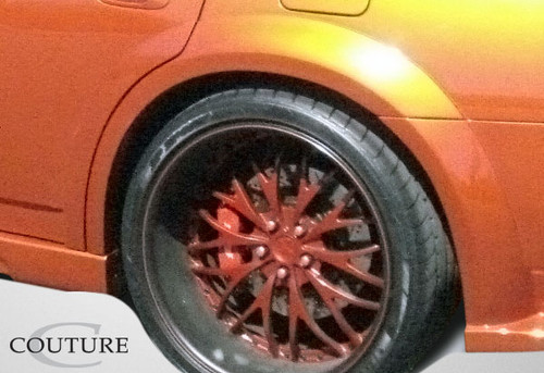 2006-2010 Dodge Charger Couture Polyurethane Luxe Wide Body Rear Fender Flares - 2 Piece / Vehicle Year Make Model Trim - 2006-2010-Dodge Charger ALL / Product Type - Fender Flare / Style Name -Luxe / Kit Material - Polyurethane / Notes - Note: must be used in conjunction with complete wide body kit