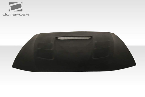 1999-2004 Ford Mustang Duraflex Demon Hood - 1 Piece / Vehicle Year Make Model Trim - 1999-2004-Ford Mustang ALL / Product Type - Hood / Style Name -Demon / Kit Material - FRP (Fiberglass Reinforced Plastics) / Notes - Note: Hood pins are required.