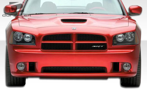 2006-2010 Dodge Charger Duraflex SRT Look Front Bumper Cover - 1 Piece / Vehicle Year Make Model Trim - 2006-2010-Dodge Charger ALL / Product Type - Front Bumper / Style Name -SRT Look / Kit Material - FRP (Fiberglass Reinforced Plastics) / Notes -