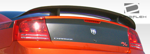 2006-2010 Dodge Charger Duraflex SRT Look Wing Trunk Lid Spoiler - 1 Piece / Vehicle Year Make Model Trim - 2006-2010-Dodge Charger ALL / Product Type - Wing / Style Name -SRT Look / Kit Material - FRP (Fiberglass Reinforced Plastics) / Notes -