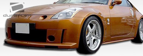 2003-2008 Nissan 350Z Z33 Duraflex S Design Front Bumper Cover - 1 Piece / Vehicle Year Make Model Trim - 2003-2008-Nissan 350Z ALL / Product Type - Front Bumper / Style Name -S Design / Kit Material - FRP (Fiberglass Reinforced Plastics) / Notes -
