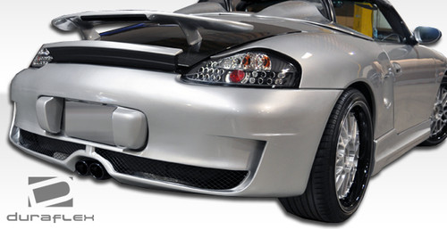 1997-2004 Porsche Boxster Duraflex Maston Body Kit - 7 Piece - Includes Maston Front Bumper Cover (104992) Maston Side Skirts Rocker Panels (104993) Maston Rear Bumper Cover (104994) Maston Hood (104995) Maston Rear Wing Trunk Lid Spoiler (105874) Maston Tonneau Cover (105876) / Vehicle Year Make Model Trim - 1997-2004-Porsche Boxster ALL / Product Type - Kit / Style Name -Maston / Kit Material - FRP (Fiberglass Reinforced Plastics) / Notes -