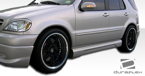 1998-2001 Mercedes ML Class W163 Duraflex W-1 Fender Flares - 4 Piece / Vehicle Year Make Model Trim - 1998-2001-Mercedes ML ALL / Product Type - Fender Flare / Style Name -W-1 / Kit Material - FRP (Fiberglass Reinforced Plastics) / Notes -