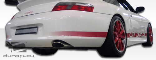 1999-2004 Porsche 911 Carrera 996 C2 C4 Duraflex GT-3 RS Look Rear Bumper Cover - 1 Piece / Vehicle Year Make Model Trim - 1999-2004-Porsche 996 ALL / Product Type - Rear Bumper / Style Name -GT-3 / Kit Material - FRP (Fiberglass Reinforced Plastics) / Notes -