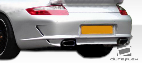 2005-2008 Porsche 911 Carrera 997 C4 C4S Turbo Duraflex GT-3 Look Rear Bumper Cover - 1 Piece / Vehicle Year Make Model Trim - 2005-2008-Porsche 997 ALL / Product Type - Rear Bumper / Style Name -GT-3 / Kit Material - FRP (Fiberglass Reinforced Plastics) / Notes -
