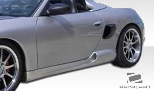 1997-2004 Porsche Boxster DuraflexGT-2 Look Body Kit - 4 Piece - Includes GT-2 Look Front Bumper Cover (105109) G-Sport Rear Lip Under Spoiler Air Dam (105139) G-Sport Side Skirts Rocker Panels (105138) / Vehicle Year Make Model Trim - 1997-2004-Porsche Boxster ALL / Product Type - Kit / Style Name -GT-2 / Kit Material - FRP (Fiberglass Reinforced Plastics) / Notes -