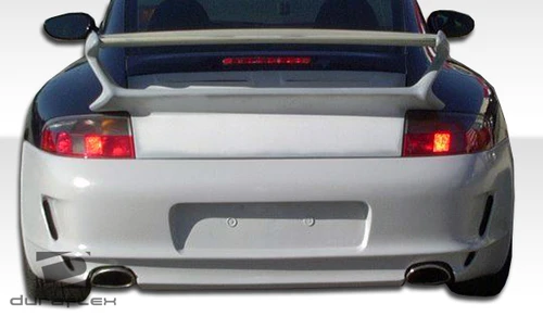 1999-2004 Porsche 911 Carrera 996 C2 C4 997 Duraflex Carrera Conversion Kit - 4 Piece - Includes 997 Carrera Conversion Front Bumper Cover (105126) 997 GT-3 RS Conversion Rear Bumper Cover (105129) 997 Conversion OEM Fenders (105128) / Vehicle Year Make Model Trim - 1999-2004-Porsche 996 ALL / Product Type - Kit / Style Name -Carrera Conversion / Kit Material - FRP (Fiberglass Reinforced Plastics) / Notes -