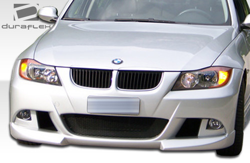 2006-2008 BMW 3 Series E90 4DR Duraflex R-1 Front Bumper Cover - 1 Piece / Vehicle Year Make Model Trim - 2006-2008-BMW 3 Series 4DR / Product Type - Front Bumper / Style Name -R-1 / Kit Material - FRP (Fiberglass Reinforced Plastics) / Notes -
