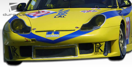1999-2001 Porsche 911 Carrera 996 C2 C4 Duraflex GT3-R Look Wide Body Front Bumper Cover - 1 Piece / Vehicle Year Make Model Trim - 1999-2001-Porsche 996 ALL / Product Type - Front Bumper / Style Name -GT3-R / Kit Material - FRP (Fiberglass Reinforced Plastics) / Notes - Note: must be used in conjunction with complete wide body kit