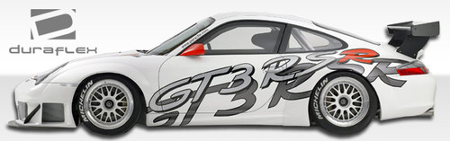 2002-2004 Porsche 911 Carrera 996 C2 C4 Duraflex GT3 RSR Look Wide Body Rear Fender Flares - 2 Piece / Vehicle Year Make Model Trim - 2002-2004-Porsche 996 ALL / Product Type - Fender Flare / Style Name -GT3 RSR / Kit Material - FRP (Fiberglass Reinforced Plastics) / Notes - Note: must be used in conjunction with complete wide body kit