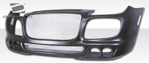 2003-2006 Porsche Cayenne Duraflex G-Sport Wide Body Front Bumper Cover - 1 Piece / Vehicle Year Make Model Trim - 2003-2006-Porsche Cayenne ALL / Product Type - Front Bumper / Style Name -G-Sport / Kit Material - FRP (Fiberglass Reinforced Plastics) / Notes - Note: must be used in conjunction with complete wide body kit