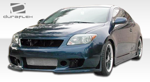 2005-2010 Scion tC Duraflex B-2 Body Kit - 4 Piece - Includes B-2 Front Bumper Cover (103324) B-2 Side Skirts Rocker Panels (105594) B-2 Rear Bumper Cover (105595) / Vehicle Year Make Model Trim - 2005-2010-Scion TC ALL / Product Type - Kit / Style Name -B-2 / Kit Material - FRP (Fiberglass Reinforced Plastics) / Notes -