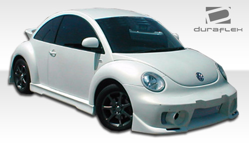 1998-2005 Volkswagen Beetle Duraflex Evo 5 Side Skirts Rocker Panels - 2 Piece / Vehicle Year Make Model Trim - 1998-2005-Volkswagen Beetle ALL / Product Type - Sideskirts / Style Name -Evo 5 / Kit Material - FRP (Fiberglass Reinforced Plastics) / Notes -