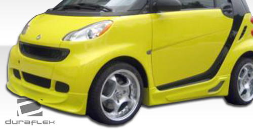 2008-2012 Smart ForTwo Duraflex FX Front Lip Under Spoiler Air Dam - 1 Piece / Vehicle Year Make Model Trim - 2008-2012-Smart ForTwo ALL / Product Type - Front Lip/Add On / Style Name -FX / Kit Material - FRP (Fiberglass Reinforced Plastics) / Notes -