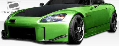 2000-2009 Honda S2000 Duraflex JS Body Kit - 7 Piece - Includes JS Front Fumper (105023) JS Front Splitter (105024) JS Side Skirts Rocker Panels (105025) JS Rear Bumper Cover (105026) JS Fenders (105027) / Vehicle Year Make Model Trim - 2000-2009-Honda S2000 ALL / Product Type - Kit / Style Name -JS / Kit Material - FRP (Fiberglass Reinforced Plastics) / Notes -