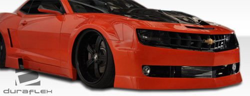 2010-2013 Chevrolet Camaro Duraflex Circuit Wide Body Front Bumper Cover - 1 Piece / Vehicle Year Make Model Trim - 2010-2013-Chevrolet Camaro ALL / Product Type - Front Bumper / Style Name -Circuit / Kit Material - FRP (Fiberglass Reinforced Plastics) / Notes - Note: must be used in conjunction with complete wide body kit
