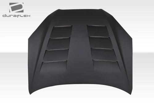 2010-2012 Hyundai Genesis Coupe 2DR Duraflex Circuit Hood - 1 Piece / Vehicle Year Make Model Trim - 2010-2012-Hyundai Genesis 2DR / Product Type - Hood / Style Name -Circuit / Kit Material - FRP (Fiberglass Reinforced Plastics) / Notes - Note: Hood pins are required.