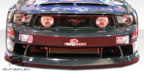 2010-2012 Ford Mustang Duraflex Circuit Front Bumper Cover - 1 Piece / Vehicle Year Make Model Trim - 2010-2012-Ford Mustang ALL / Product Type - Front Bumper / Style Name -Circuit / Kit Material - FRP (Fiberglass Reinforced Plastics) / Notes -