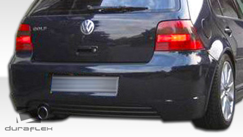 1999-2005 Volkswagen Golf GTI Duraflex RX-S Rear Bumper Cover - 1 Piece / Vehicle Year Make Model Trim - 1999-2005-Volkswagen Golf ALL / Product Type - Rear Bumper / Style Name -RX-S / Kit Material - FRP (Fiberglass Reinforced Plastics) / Notes -
