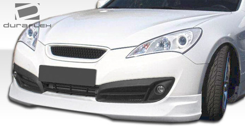 2010-2012 Hyundai Genesis Coupe 2DR Duraflex MS-R Front Lip Under Spoiler Air Dam - 1 Piece / Vehicle Year Make Model Trim - 2010-2012-Hyundai Genesis 2DR / Product Type - Front Lip/Add On / Style Name -MS-R / Kit Material - FRP (Fiberglass Reinforced Plastics) / Notes -