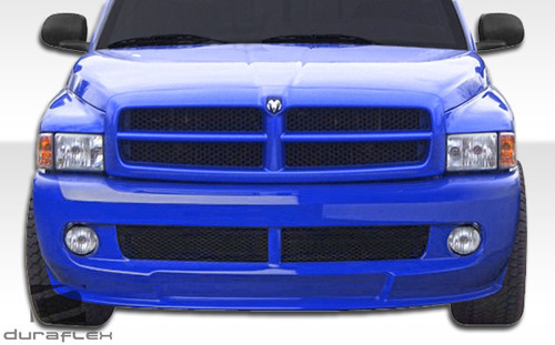 1994-2001 Dodge Ram Duraflex SRT Look Front Bumper Cover - 1 Piece / Vehicle Year Make Model Trim - 1994-2001-Dodge Ram ALL / Product Type - Front Bumper / Style Name -SRT Look / Kit Material - FRP (Fiberglass Reinforced Plastics) / Notes -