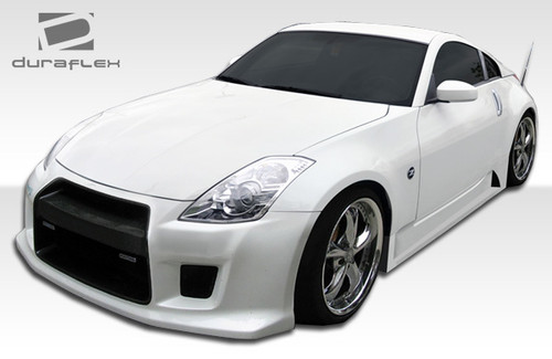 2003-2008 Nissan 350Z Z33 Duraflex R35 Side Skirts Rocker Panels - 2 Piece / Vehicle Year Make Model Trim - 2003-2008-Nissan 350Z ALL / Product Type - Sideskirts / Style Name -R35 / Kit Material - FRP (Fiberglass Reinforced Plastics) / Notes -