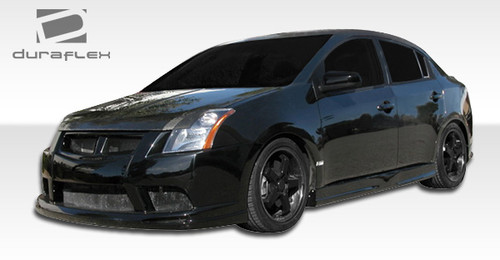 2007-2012 Nissan Sentra Duraflex D-Sport Side Skirts Rocker Panels - 2 Piece / Vehicle Year Make Model Trim - 2007-2012-Nissan Sentra ALL / Product Type - Sideskirts / Style Name -D-Sport / Kit Material - FRP (Fiberglass Reinforced Plastics) / Notes -